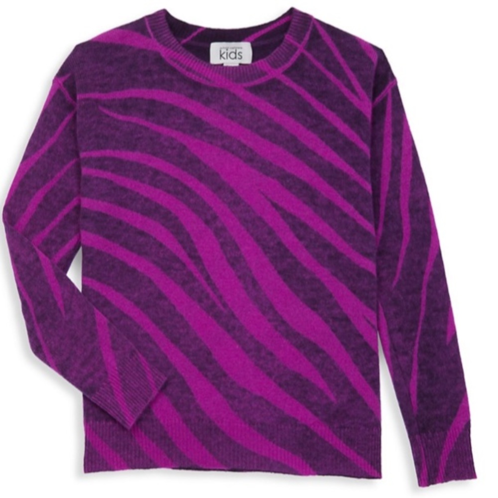 Autumn Cashmere Kids - Girls Wool Blend Sweater
